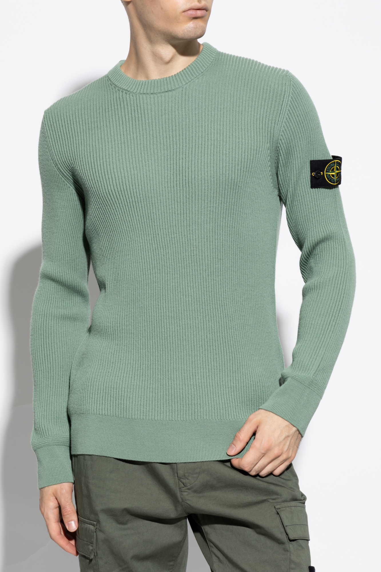 Stone island wool pullover sale